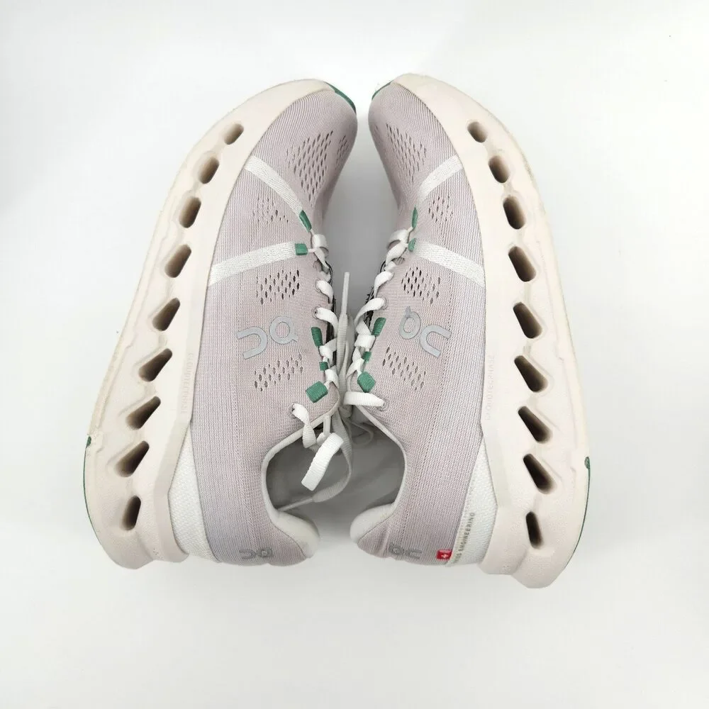 On Cloudsurfer 2 Shoes Womens Size 7.5 White Frost Athletic Running Walking